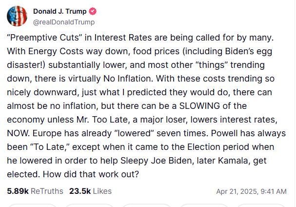 trump truth social